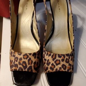 Leopard print heels